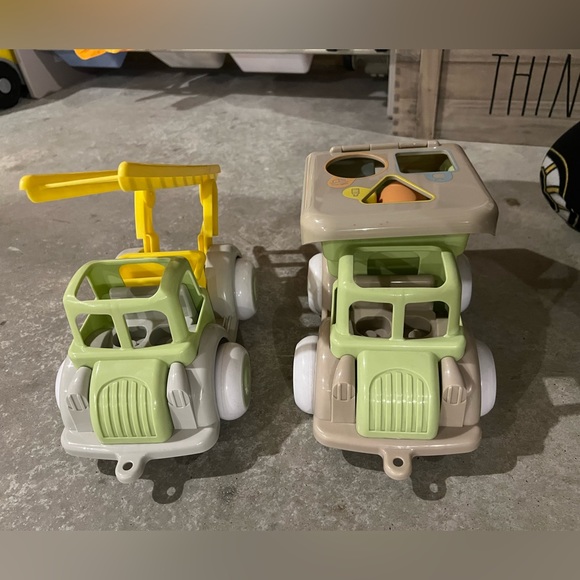 viking toys Toys Viking Toys Fire Truck And Recycle Truck Shape